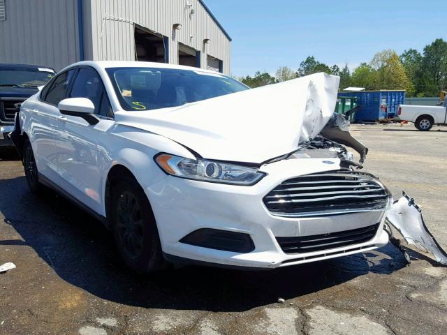 3FA6P0G75GR121356 - 2016 FORD FUSION S WHITE photo 1