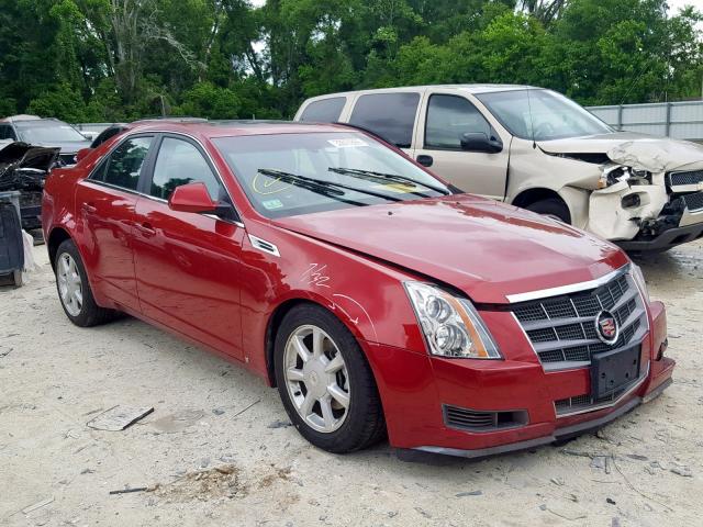 1G6DT57V180209432 - 2008 CADILLAC CTS HI FEA BURGUNDY photo 1