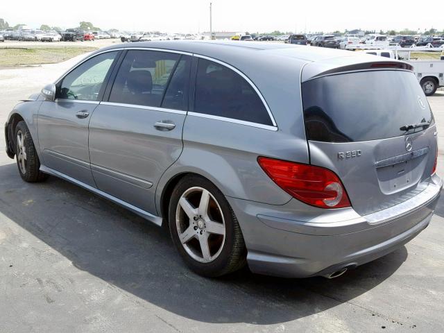 4JGCB6FE3AA110514 - 2010 MERCEDES-BENZ R 350 4MAT GRAY photo 3