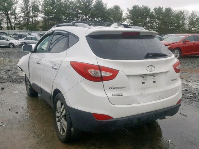 KM8JU3AG2FU980009 - 2015 HYUNDAI TUCSON LIM WHITE photo 3