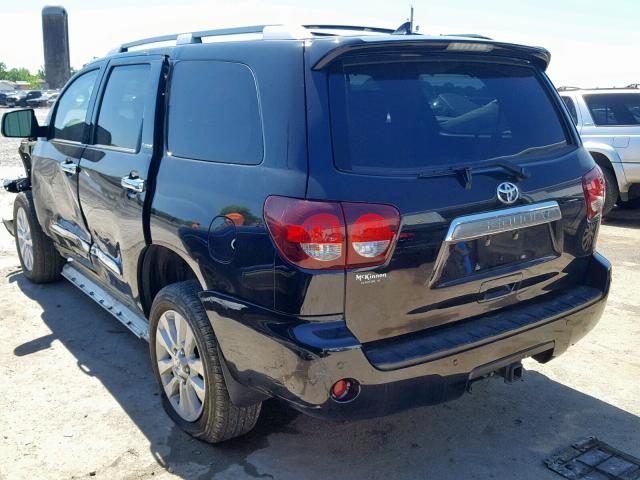 5TDDY5G1XJS163145 - 2018 TOYOTA SEQUOIA PL BLACK photo 3