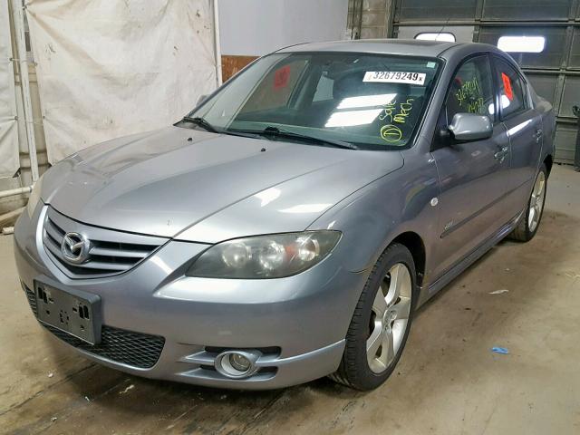 JM1BK323041202283 - 2004 MAZDA 3 S GRAY photo 2