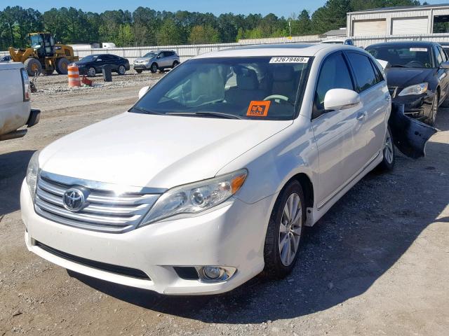 4T1BK3DB4BU378569 - 2011 TOYOTA AVALON BAS WHITE photo 2