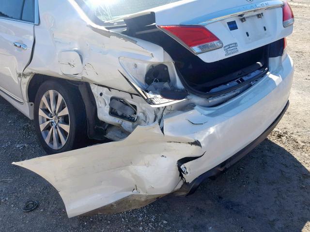 4T1BK3DB4BU378569 - 2011 TOYOTA AVALON BAS WHITE photo 9