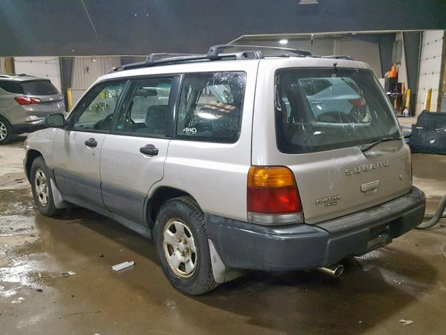 JF1SF6358XH738048 - 1999 SUBARU FORESTER L SILVER photo 3