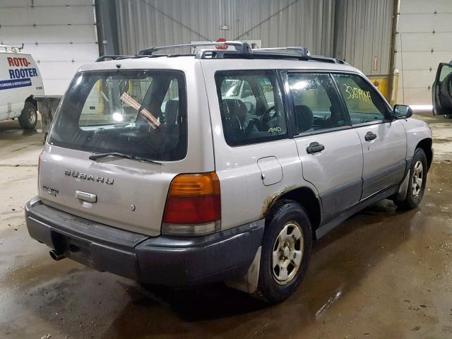 JF1SF6358XH738048 - 1999 SUBARU FORESTER L SILVER photo 4