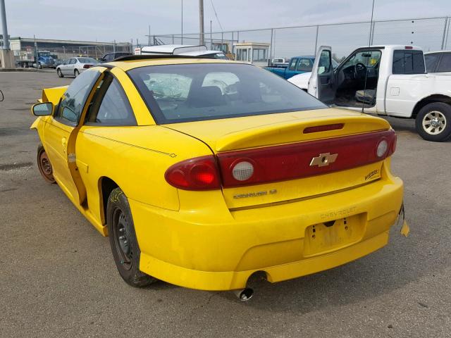 1G1JH12F857189671 - 2005 CHEVROLET CAVALIER L YELLOW photo 3