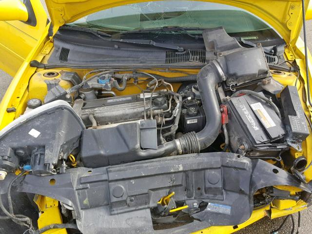 1G1JH12F857189671 - 2005 CHEVROLET CAVALIER L YELLOW photo 7