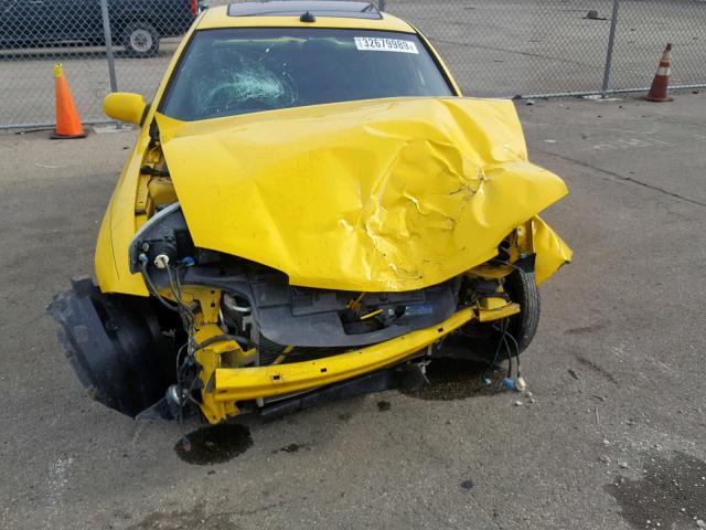 1G1JH12F857189671 - 2005 CHEVROLET CAVALIER L YELLOW photo 9