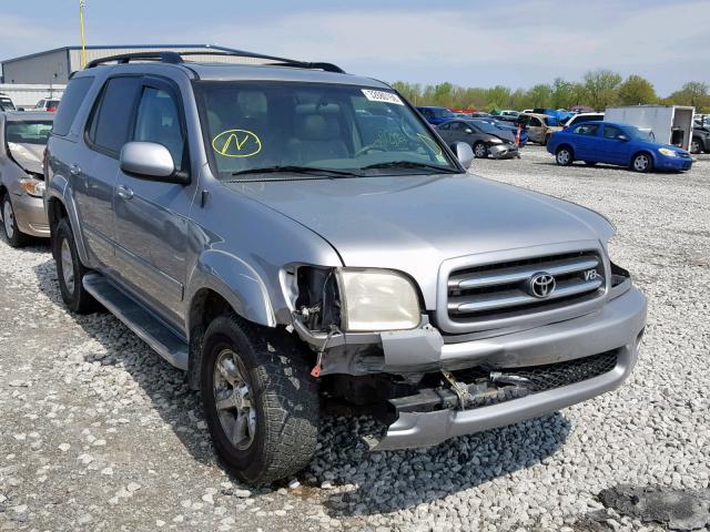 5TDBT48A91S010478 - 2001 TOYOTA SEQUOIA LI SILVER photo 1