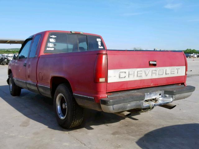 2GCEC19M8T1175078 - 1996 CHEVROLET GMT-400 C1 RED photo 3