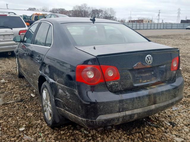 3VWFT71K86M853470 - 2006 VOLKSWAGEN JETTA TDI BLACK photo 3