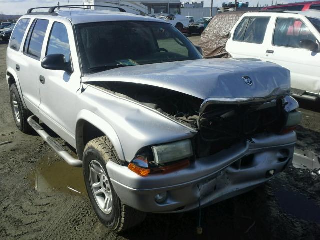 1B4HS48N82F178952 - 2002 DODGE DURANGO SL SILVER photo 1