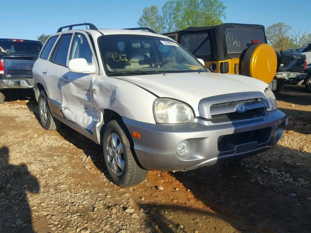 KM8SC13E95U860472 - 2005 HYUNDAI SANTA FE G WHITE photo 1