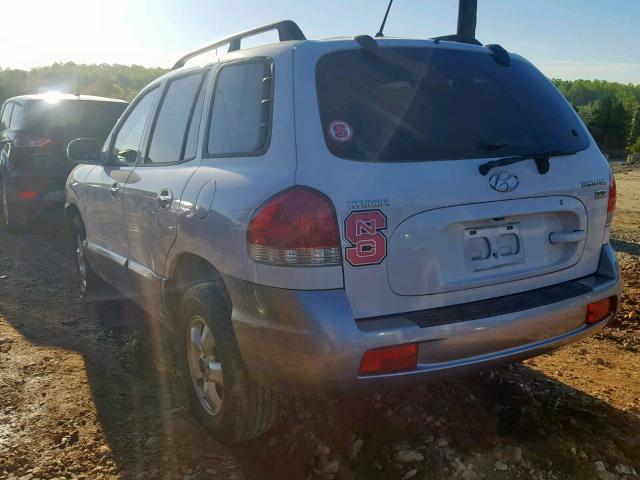 KM8SC13E95U860472 - 2005 HYUNDAI SANTA FE G WHITE photo 3