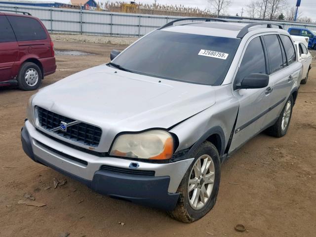 YV1CM91H731005747 - 2003 VOLVO XC90 T6 SILVER photo 2