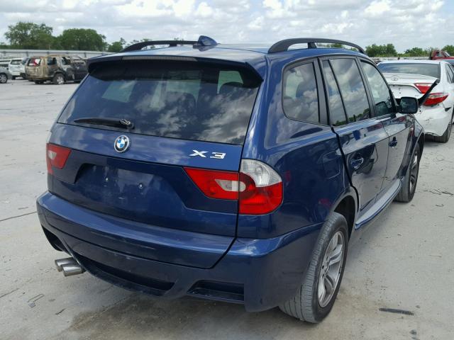 WBXPA93434WA60099 - 2004 BMW X3 3.0I BLUE photo 4