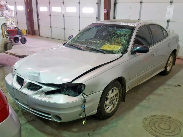 1G2NF52EX4C257475 - 2004 PONTIAC GRAND AM S SILVER photo 2