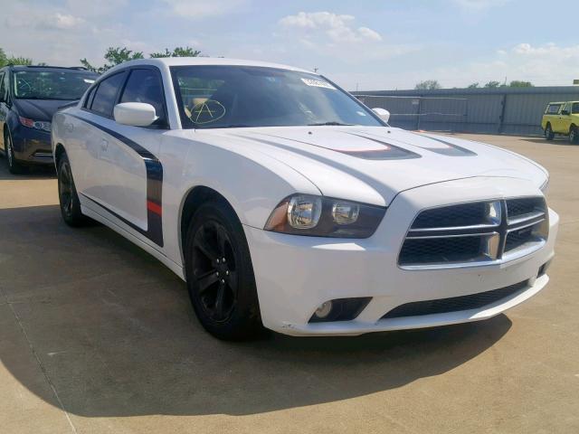 2C3CDXHG0CH112958 - 2012 DODGE CHARGER SX WHITE photo 1