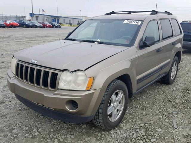 1J4HS48N46C225298 - 2006 JEEP GRAND CHER BEIGE photo 2