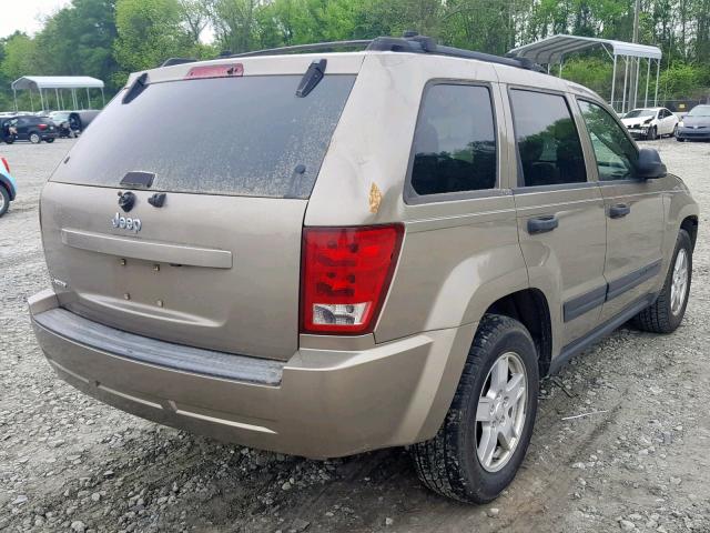 1J4HS48N46C225298 - 2006 JEEP GRAND CHER BEIGE photo 4