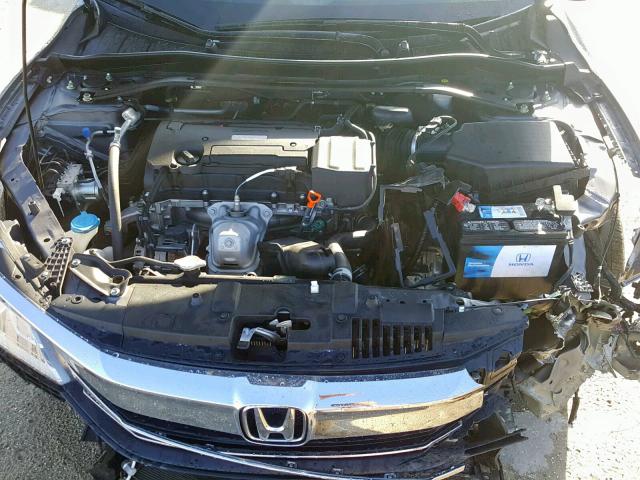 1HGCR2F83GA150735 - 2016 HONDA ACCORD EXL GRAY photo 7