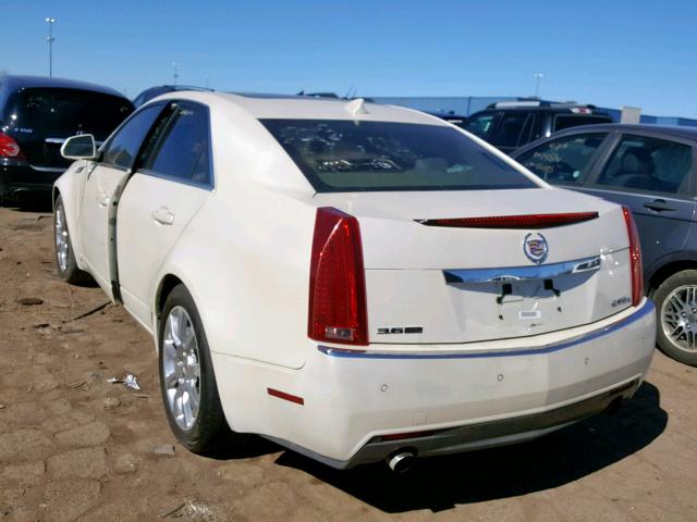 1G6DS57V590165732 - 2009 CADILLAC CTS HI FEA WHITE photo 3