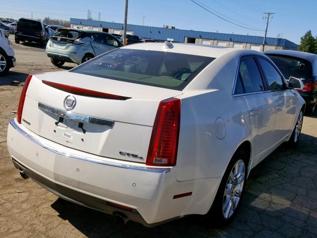 1G6DS57V590165732 - 2009 CADILLAC CTS HI FEA WHITE photo 4