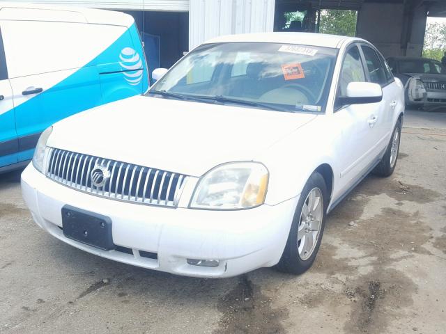 1MEFM40175G622252 - 2005 MERCURY MONTEGO LU WHITE photo 2