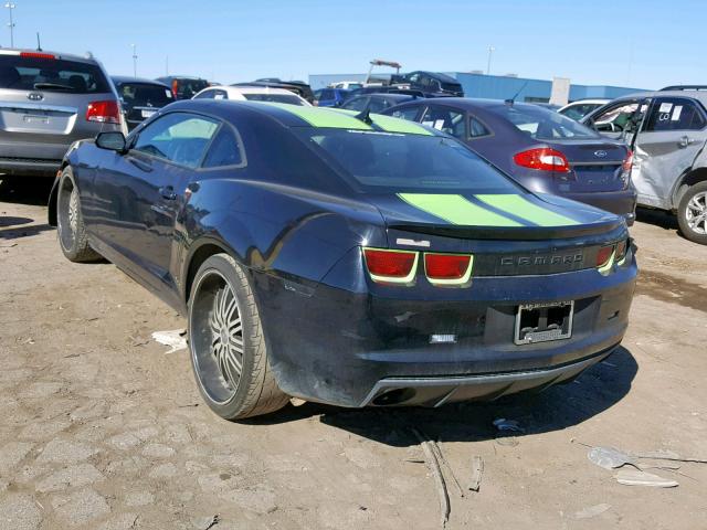 2G1FA1E35C9161706 - 2012 CHEVROLET CAMARO LS BLACK photo 3