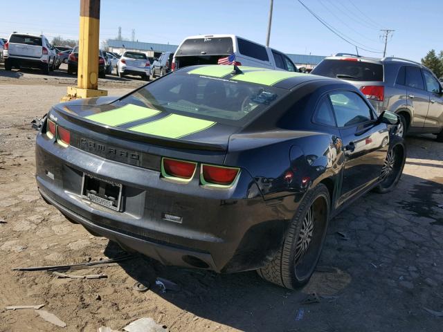 2G1FA1E35C9161706 - 2012 CHEVROLET CAMARO LS BLACK photo 4