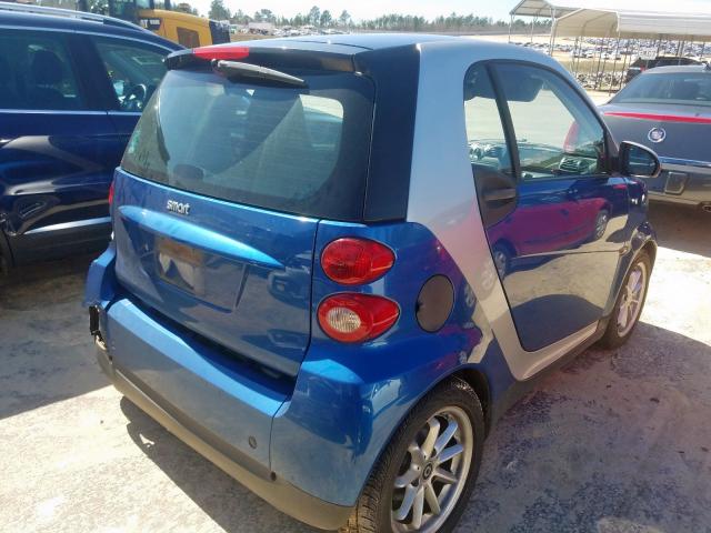 WMEEJ31X69K264343 - 2009 SMART FORTWO PURE  photo 4