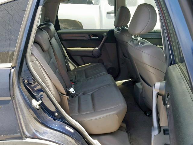 JHLRE38718C039298 - 2008 HONDA CR-V EXL BLUE photo 6