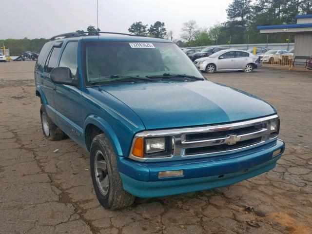 1GNCS13W2T2305643 - 1996 CHEVROLET BLAZER GREEN photo 1