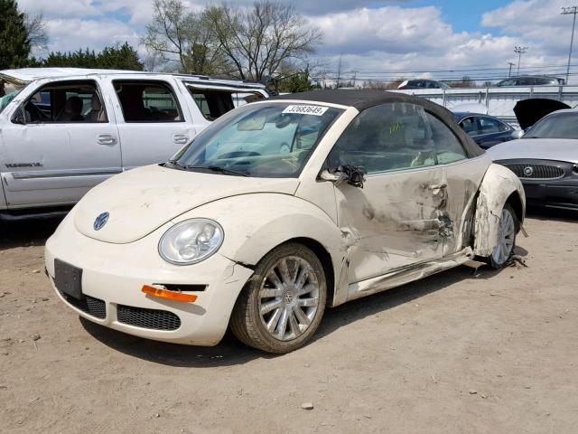 3VWRG3AL4AM008871 - 2010 VOLKSWAGEN NEW BEETLE კრემისფერი ფოტო 2