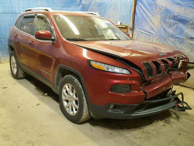 1C4PJMCB7FW765258 - 2015 JEEP CHEROKEE L RED photo 1