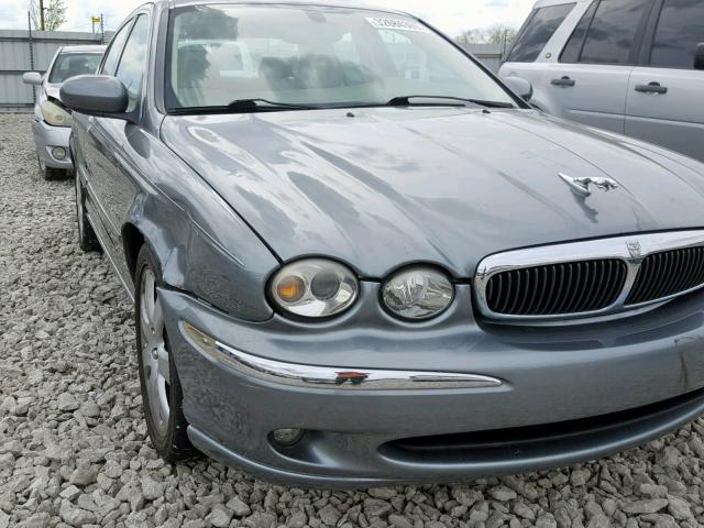 SAJEA51C54WE06159 - 2004 JAGUAR X-TYPE 3.0 GRAY photo 9