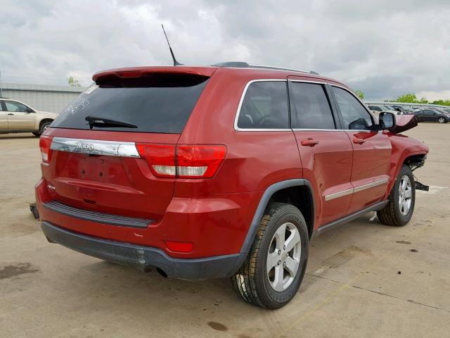 1J4RS4GG0BC531559 - 2011 JEEP GRAND CHER RED photo 4