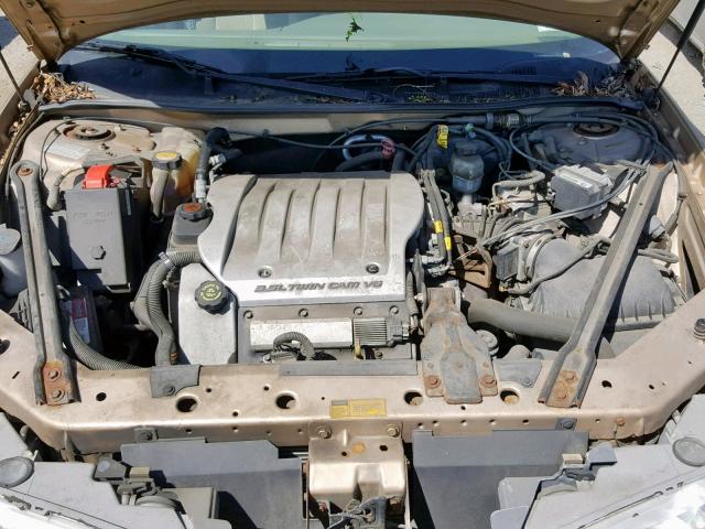 1G3WH52H41F147732 - 2001 OLDSMOBILE INTRIGUE G TAN photo 7