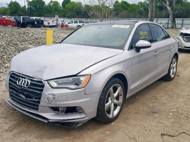 WAUACGFF4F1116396 - 2015 AUDI A3 PREMIUM GRAY photo 2