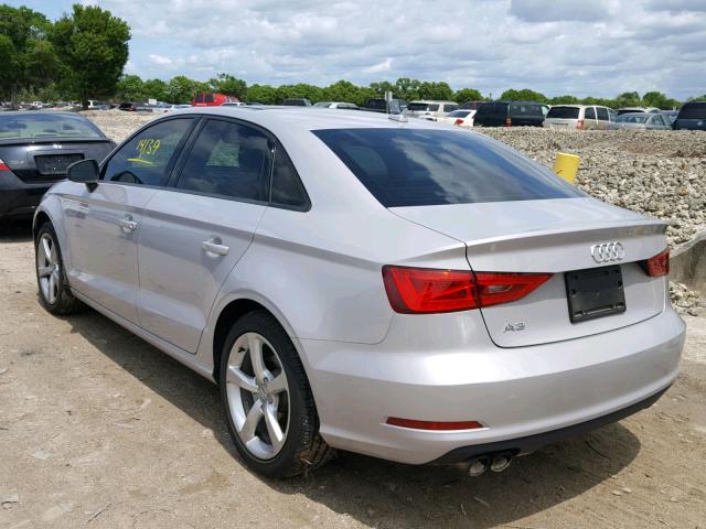 WAUACGFF4F1116396 - 2015 AUDI A3 PREMIUM GRAY photo 3