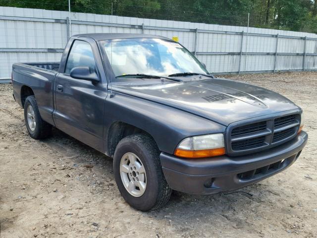 1B7FL36X32S502774 - 2002 DODGE DAKOTA SPO GRAY photo 1