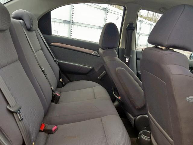 KL1TD5DE7AB044160 - 2010 CHEVROLET AVEO LS RED photo 6