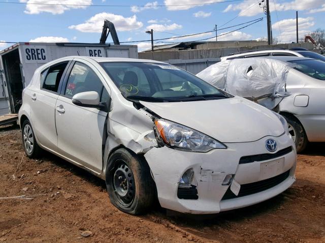 JTDKDTB38E1073429 - 2014 TOYOTA PRIUS C WHITE photo 9