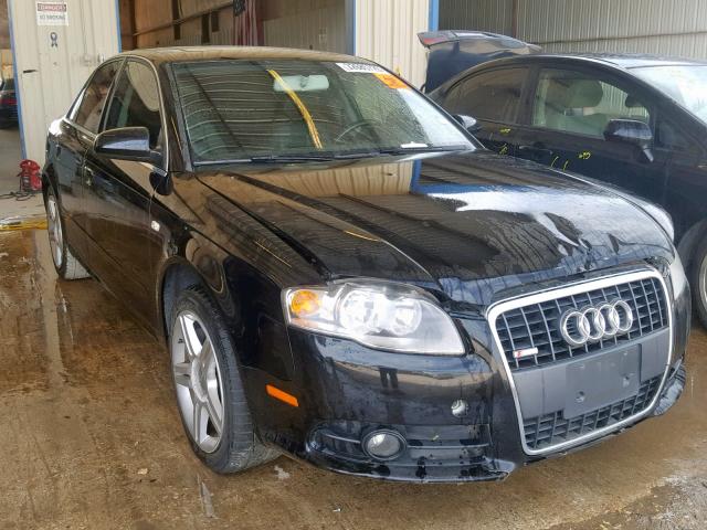 WAUAF78EX8A007133 - 2008 AUDI A4 2.0T BLACK photo 1