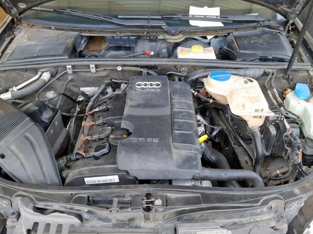 WAUAF78EX8A007133 - 2008 AUDI A4 2.0T BLACK photo 7