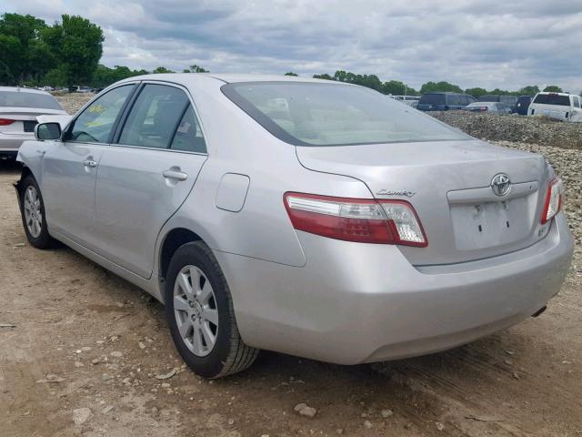 4T1BB46K39U079779 - 2009 TOYOTA CAMRY HYBR SILVER photo 3