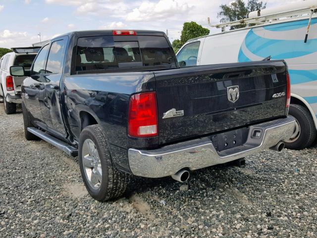 3C6RR7LT4HG564888 - 2017 RAM 1500 SLT BLACK photo 3