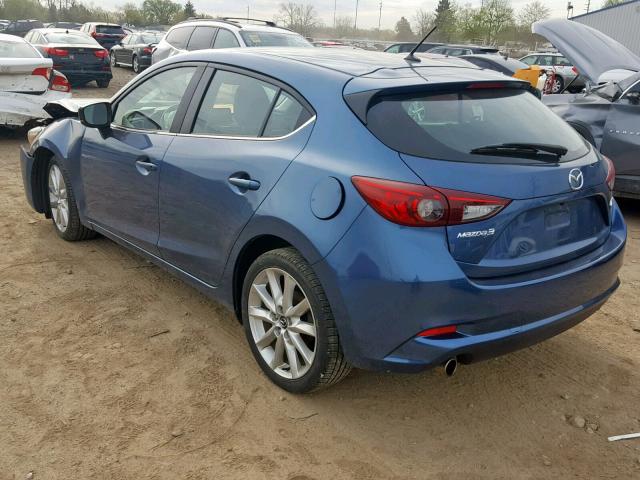 3MZBN1L77HM101518 - 2017 MAZDA 3 TOURING BLUE photo 3