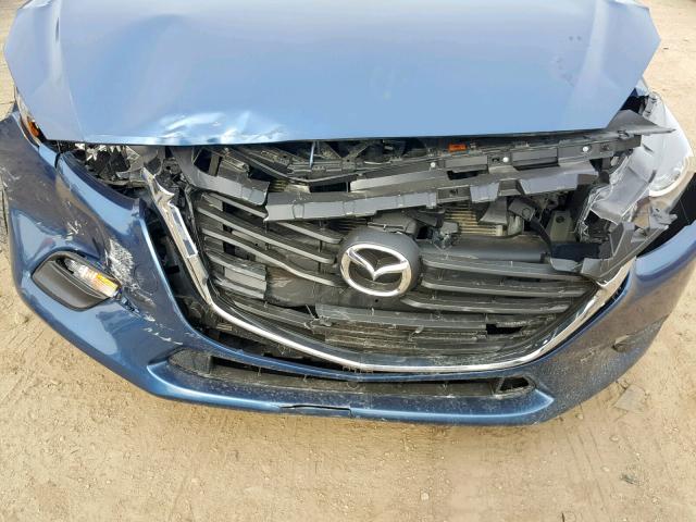 3MZBN1L77HM101518 - 2017 MAZDA 3 TOURING BLUE photo 9